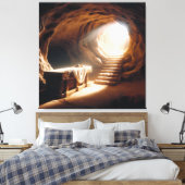 Jesus Resurrection Versie 1 Canvas Afbeelding (Insitu (Slaapkamer))