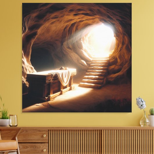 Jesus Resurrection Versie 1 Canvas Afbeelding (Insitu (Woonkamer))