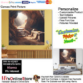 Jesus Resurrection Versie 2 Canvas Afbeelding