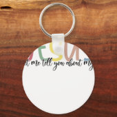 jesus, retro, vintage sleutelhanger (Voorkant)