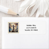 Jesus Return-adreslabels Etiket (Insitu)