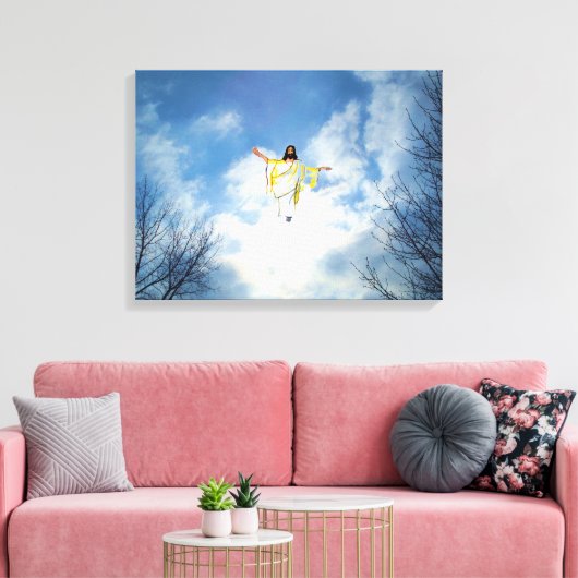 JESUS RETURNS CANVAS AFDRUK (Insitu (Woonkamer))