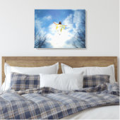 JESUS RETURNS CANVAS AFDRUK (Insitu (Slaapkamer))