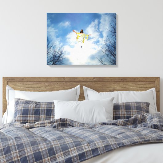 JESUS RETURNS CANVAS AFDRUK (Insitu (Slaapkamer))