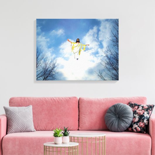 JESUS RETURNS CANVAS AFDRUK (Insitu (Woonkamer))