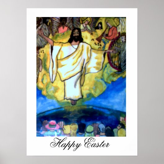 JESUS RETURNS EASTER POSTER (Voorkant)
