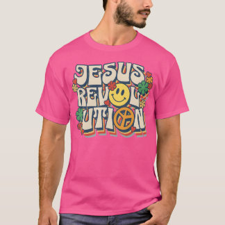 Jesus Revolutie Boho Hippie Christelijk T-shirt