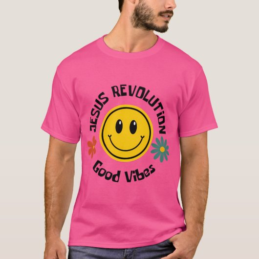 Jesus Revolution Good Vibes T-shirt (Voorkant)