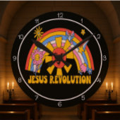 Jesus Revolution Graphic Ronde Klok