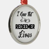 Jesus Rezed Metalen Ornament (Rechts)