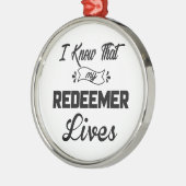Jesus Rezed Metalen Ornament (Links)
