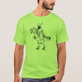 Jesus Riding A Raptor T-shirt (Voorkant)