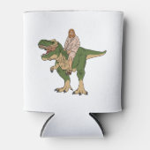 Jesus Riding T-Rex Blikjeskoeler (Voorkant)