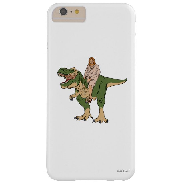 Jesus Riding T-Rex Case-Mate iPhone Case (Achterkant)
