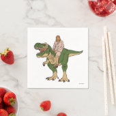 Jesus Riding T-Rex Servet (Insitu)