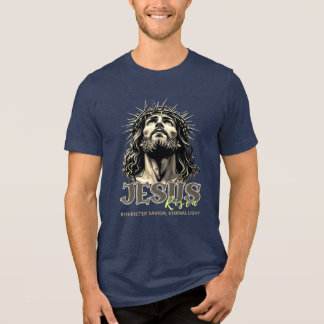 Jesus Risen - Jesus Christ Artistic Tri-Blend Shirt
