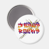 Jesus Rocks Christelijk Magneet (Voorkant / Achterkant)