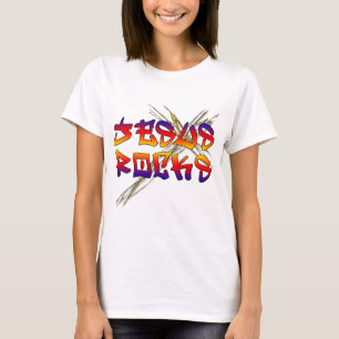 Jesus Rocks Christelijk T-shirt