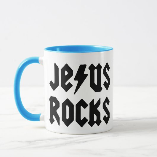 Jesus Rocks Mok (Links)