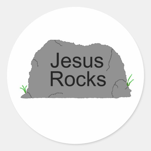 Jesus Rocks Stickers (Voorkant)