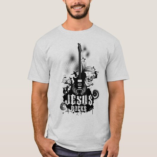 Jesus Rocks T-shirt (Voorkant)