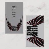 Jesus Rocks Visitekaartje (Voorkant / Achterkant)