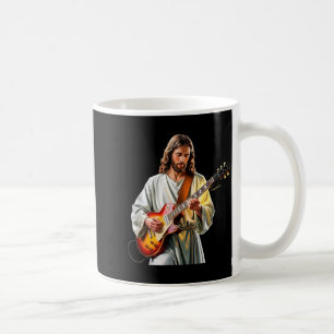 Jesus Rockt Met Gitaar - Grappige Christelijke Rot Koffiemok