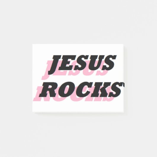 JESUS ROCKT POST-IT® NOTES (Voorkant)