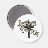 Jesus Rockz Christelijk Magneet (Voorkant / Achterkant)