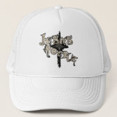 Jesus Rockz Christelijk Trucker Pet (Voorkant)