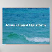 JESUS ROEPT HET STORM UIT POSTER (Voorkant)