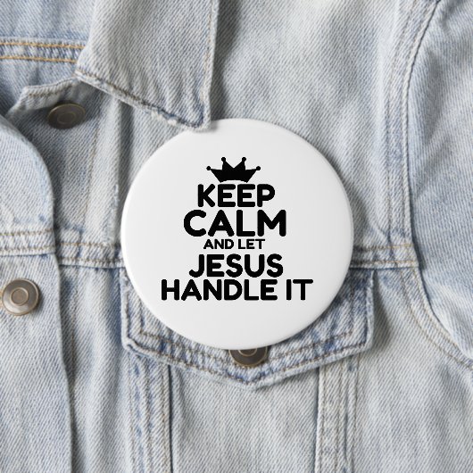 JESUS RONDE BUTTON 4,0 CM (In situ)