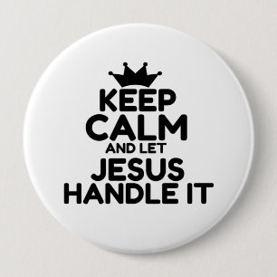 JESUS RONDE BUTTON 4,0 CM
