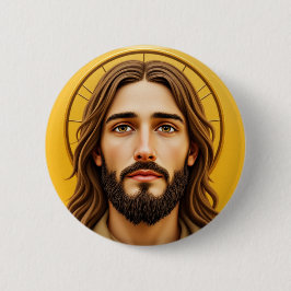 JESUS RONDE BUTTON 5,7 CM