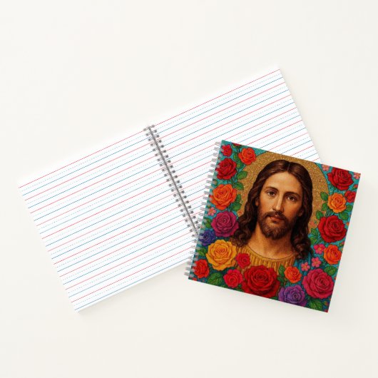 Jesus Roses Notebook. Notitieboek (Binnen)