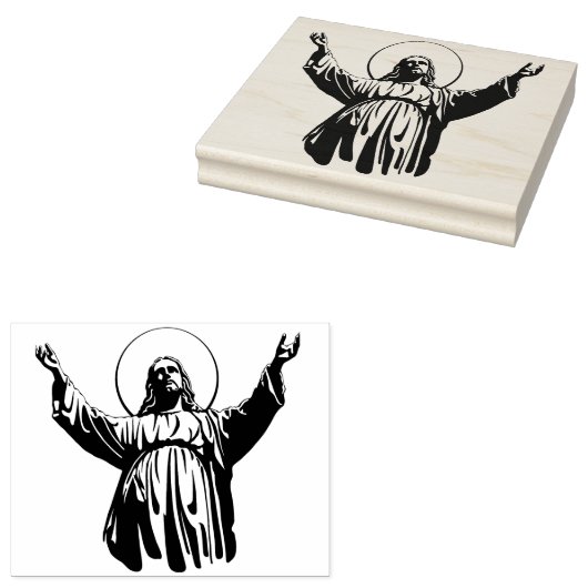 Jesus Rubber Stamp Rubberstempel (Gestempeld)