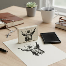 Jesus Rubber Stamp