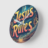 Jesus Rules Ronde Klok (Hoek)