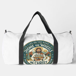 Jesus RV Camper Leven Vintage T-shirt Christelijke Plunjezak