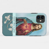 Jesus Sacred Heart Benediction & Rosary Case-Mate iPhone Case (Achterkant (horizontaal))