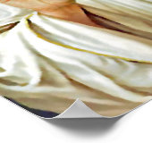 Jesus Sacred Heart Peace Sign Portret Poster (Hoek)