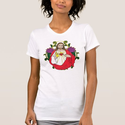 Jesus Sacred Heart T-shirt (Voorkant)