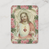 Jesus Sacred Heart Virgin Mary Prayer Plaatskaartje (Voorkant)
