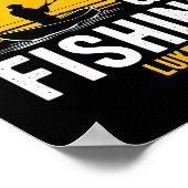 Jesus Said Go Fishing Luke 5-4 Christian Fisherman Poster (Hoek)