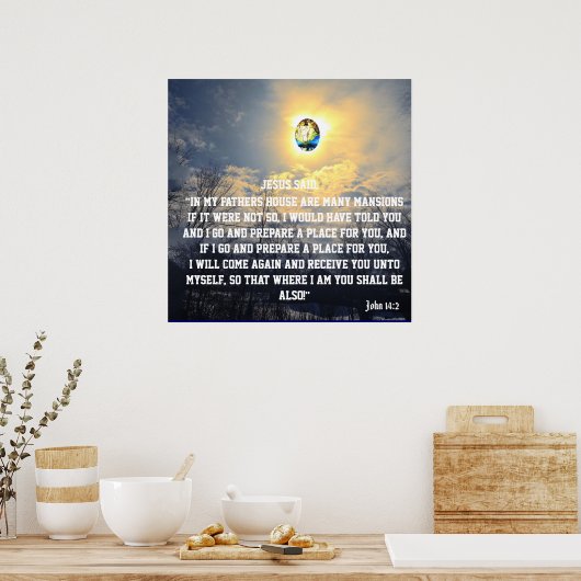 JESUS SAID poster (Keuken)