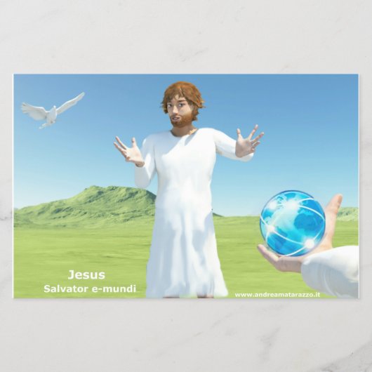 Jesus Salavator e - mundi Flyer (Voorkant)