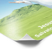 Jesus Salavator e - mundi Foto Afdruk (Hoek)