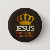 Jesus Salverd Ronde Button 5,7 Cm (Voorkant)