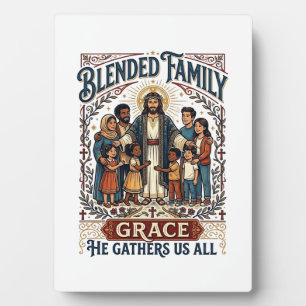 Jesus Samengestelde Familie Stepfamily T-shirt Chr Fotoplaat