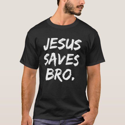 Jesus Save Bro Christelijk Pullover Hoodie (Voorkant)